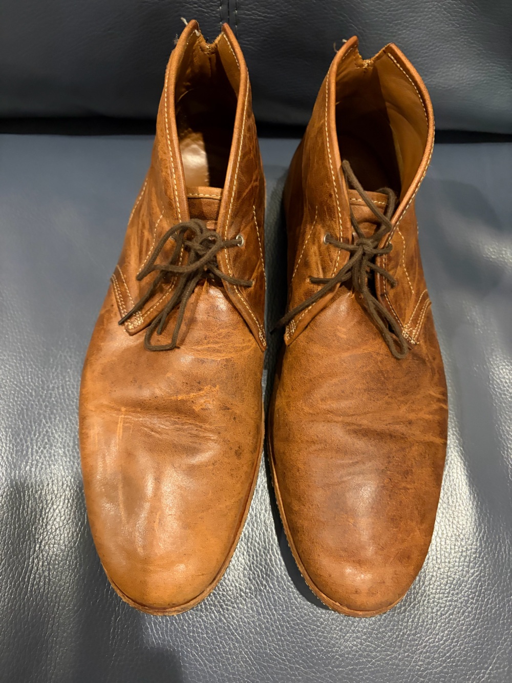 Timberland Boot Company Wodehouse Chukka Boots distressed leather size 12